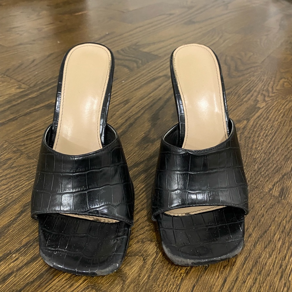 Black mules